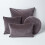 Homescapes (Dark grey) Velvet Cushion, 40 cm Round 5