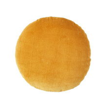 (Mustard) Velvet Cushion, 40 cm Round