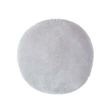 (Light grey) Velvet Cushion, 40 cm Round
