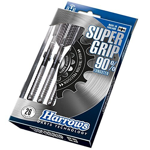 Harrows Supergrip 90% - Fléchettes pointe Acier
