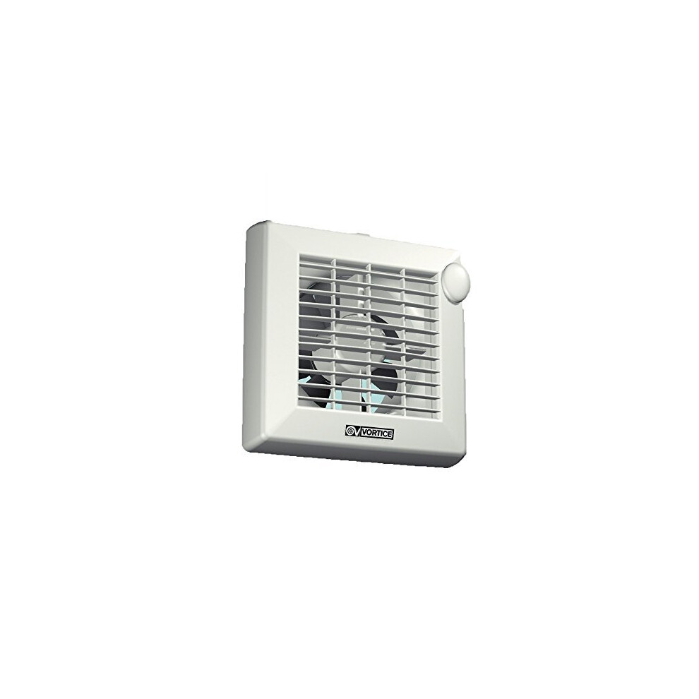 Vortice 11431 Punto M 150/6" AT Axial Kitchen Extractor Fan with Auto Shutters and Timer