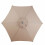 Home 2m Garden Parasol - Cream 3