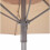 Home 2m Garden Parasol - Cream 4