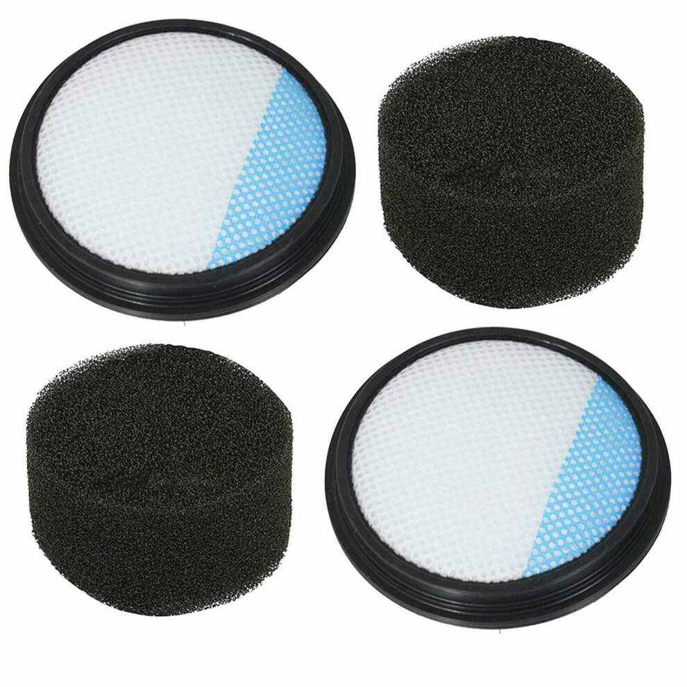 Pre Motor + Foam Sponge Filter Kit x 2 compatible with Vax Blade Tiger TBT Series