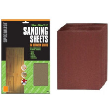 (120) Sand Paper Sheets (280mm x 230mm) Range Of Grit 60-240 (5 Single Sheets)