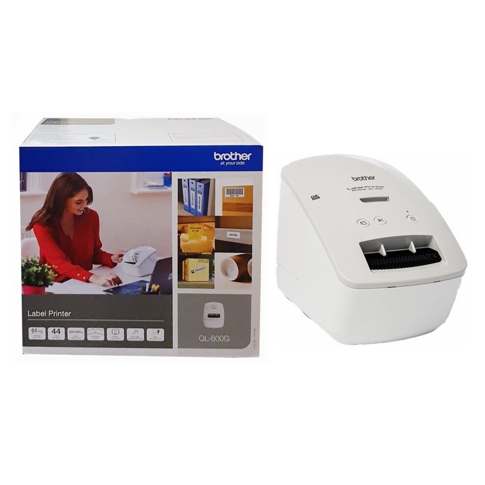 Brother QL-600G Postage And Address Label Printer With 8 Meter Roll