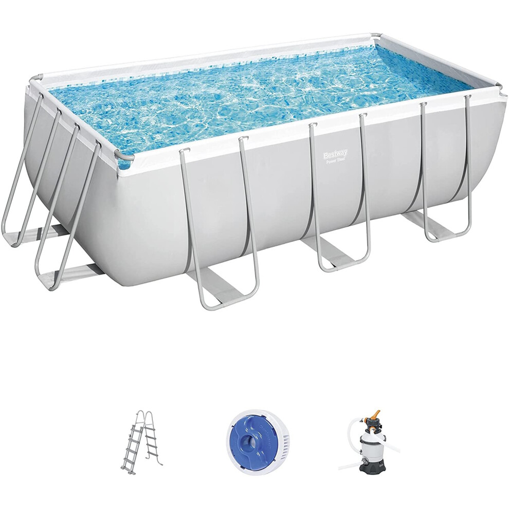Power Steel 13'6" x 6'7" x 48"/4.12m x 2.01m x 1.22m Rectangular Pool