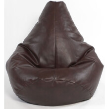 Brown Faux Leather Mega Highback