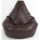 Brown Faux Leather Highback 1