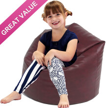 Black Faux Leather Kids Classic