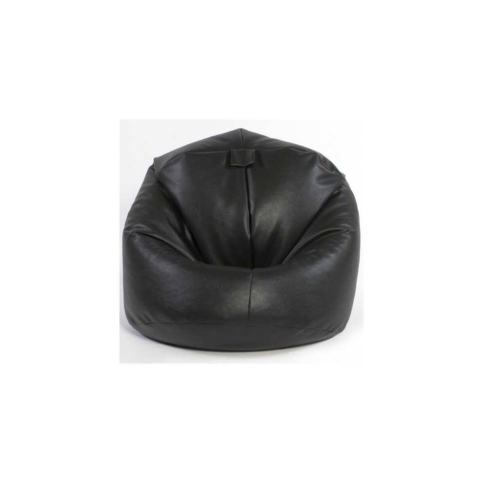 Black Faux Leather Mega Classic