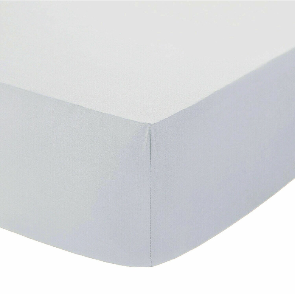 Northern Luxe (, King) Extra Deep Fitted Sheet Bed Sheets- 12 Colours White