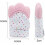 (Panda Dots) Silicone Teether Mitten, Self-Soothing Pain Relief 5