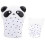 (Panda Dots) Silicone Teether Mitten, Self-Soothing Pain Relief 2