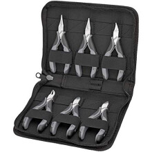 KNIPEX Case for Electronics Pliers with tools for work on electronic components 00 20 17