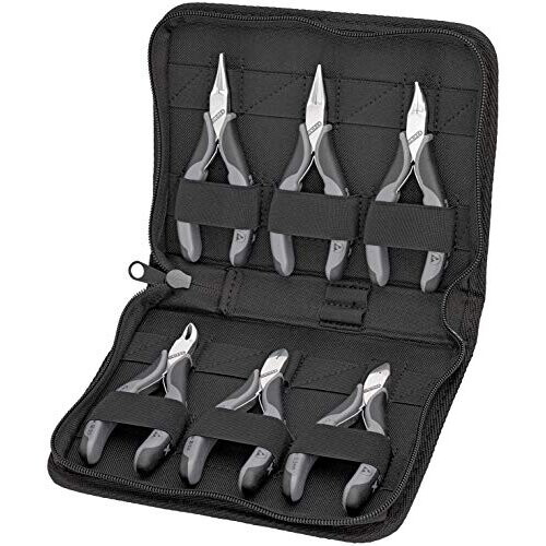 Knipex KNIPEX Case for Electronics Pliers with tools for work on electronic components 00 20 17