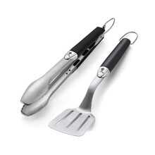 Weber 6645 black Premium Tool Set Compact size 2 pcs stainless steel 46.0 cm*46.0 cm*5.0 cm