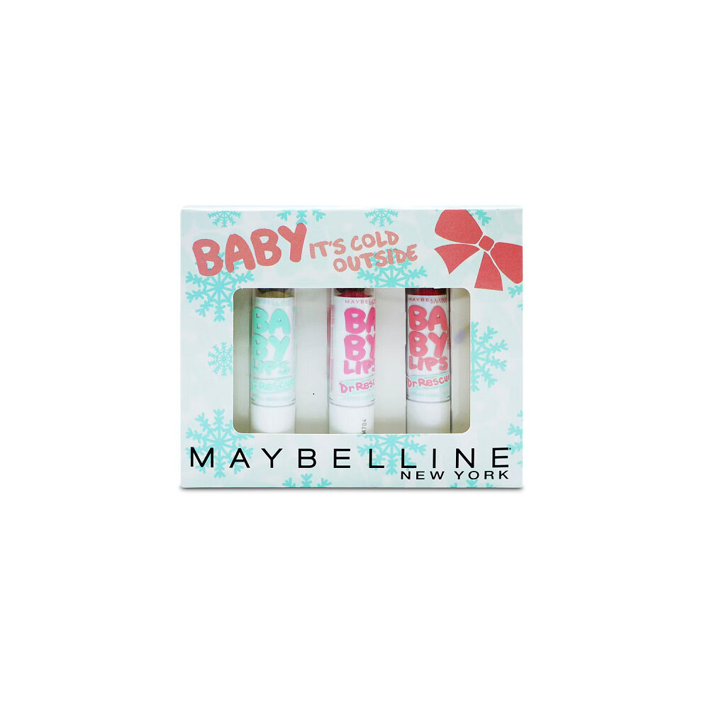 Maybelline Baby Lips Baby Its Cold Outside Trio Gift (3x Lip Balms Included)