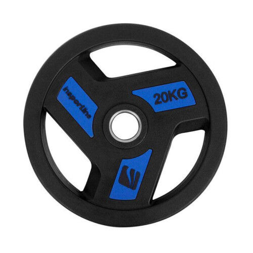 (2 x 20kg) Urethane 30mm Weight Plates Colour Tri-Grip