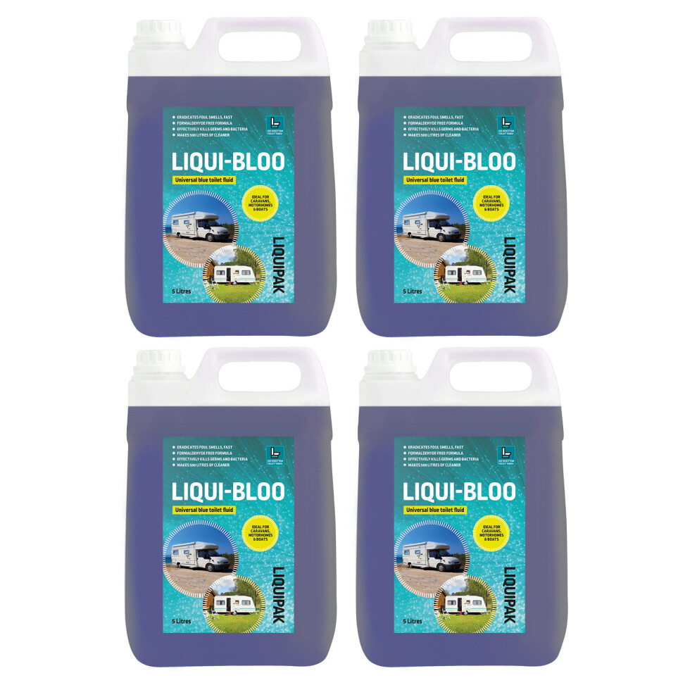 (20L) Liquipak Liqui-Bloo | Blue Toilet Chemical Fluid