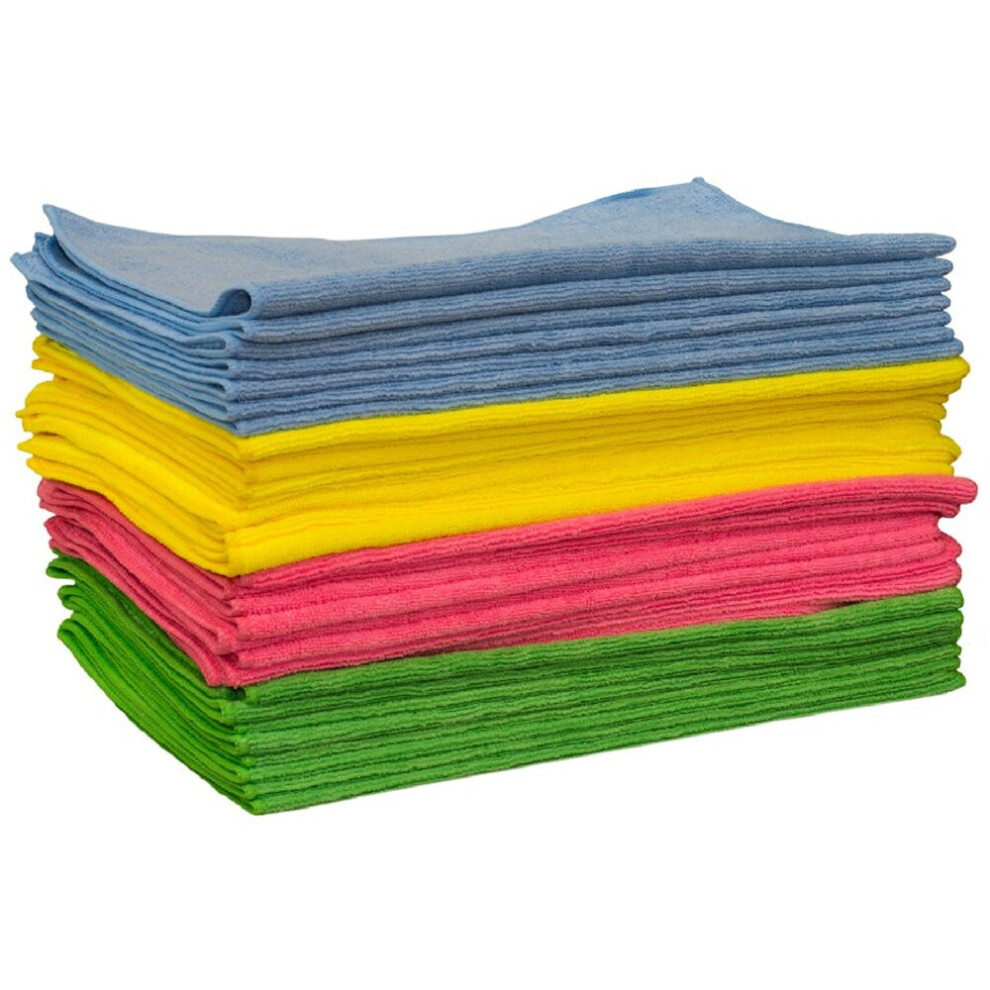 (Blue, 2 Pack) Microfibre Cloths