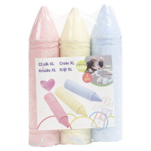 (3pc XL Chalk Set) 15 Or 54 Piece Kids Coloured Chalk Set Gift in Box