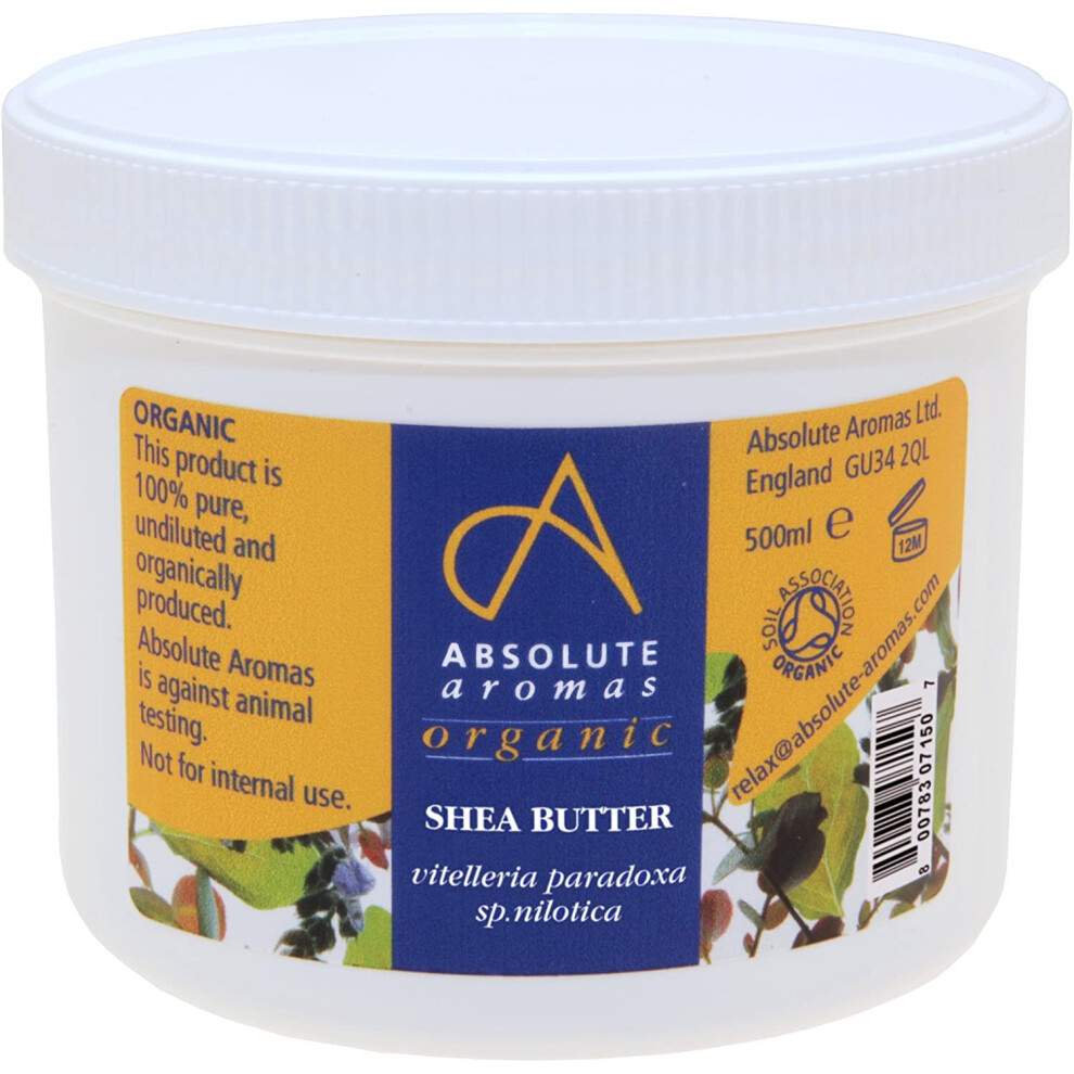 Absolute Aromas Organic Shea Butter 500Ml