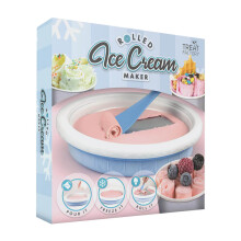 Rolled Ice Cream Maker – Create restaurant-style rolled ice cream at home: pre-freeze surface, pour, freeze, and roll