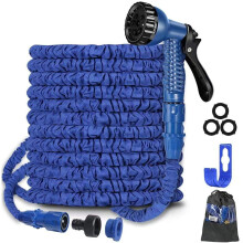 100Ft Expandable Garden Hose Pipe,Flexible Expanding Magic Hosewith 3/4 , 1/2 Fittings,Garden Hose