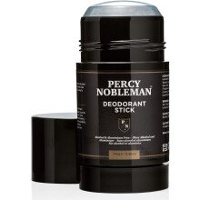Percy Nobleman Natural Deodorant Stick - Signature Scented Men's Deodorant with Aloe Vera and Witch Hazel Blend. Aluminium Free 75ml