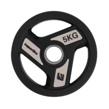(2 x 5kg) Urethane Olympic Weight Plates Colour Tri-Grip