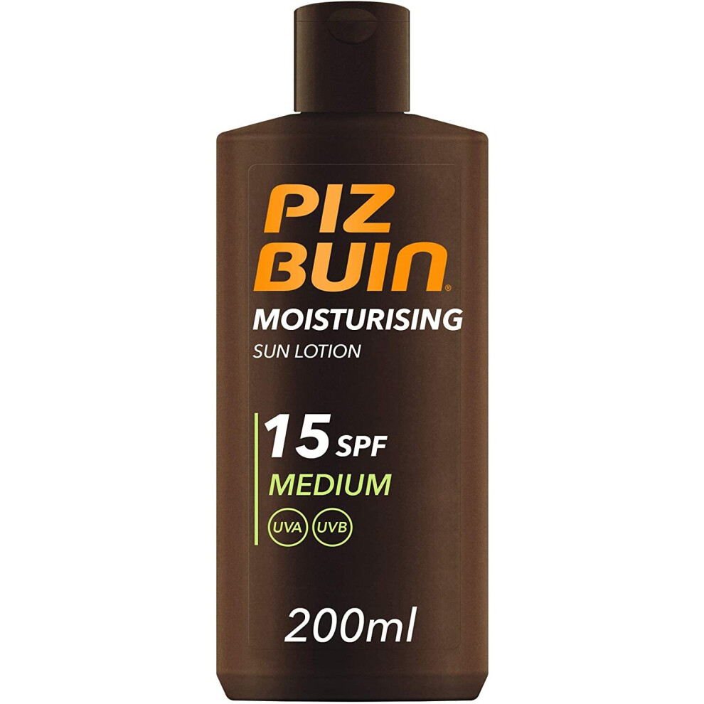 Piz Buin Moisturising Sun Lotion Spf15, 200Ml