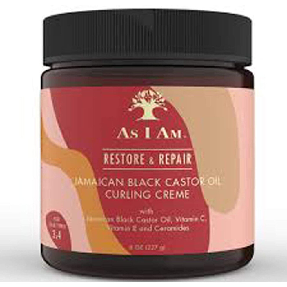 As I Am Black Jamaican Castor Oil Curling Creme