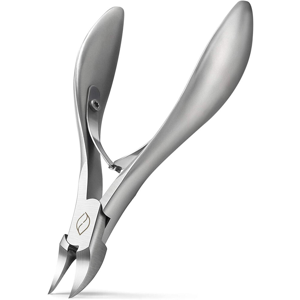 Feryes Toe Nail Clippers For Thick - Fungal Or Ingrown Toenails - Heavy Duty 4R13 Stainless Steel - Ingrown Toenail Tool For
