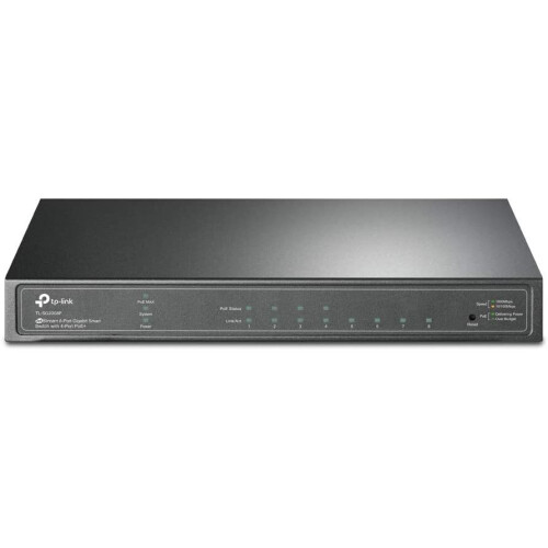 TP-LINK TP-LINK - NETWORKING 8-PORT PURE-GIGABIT DESKTOP SMART SWITCH 8 10/100/1000MBPS 1