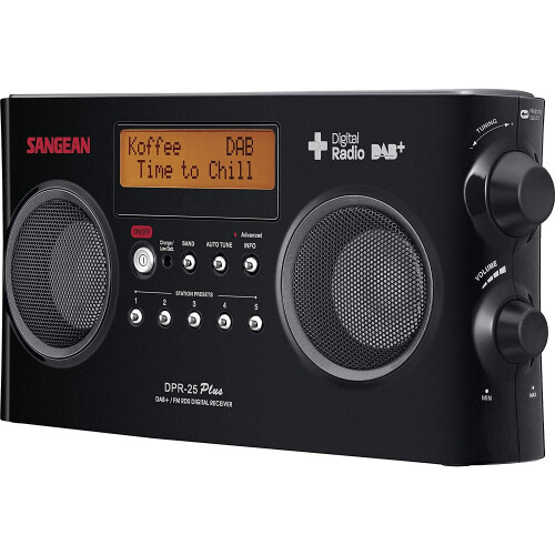 Sangean DPR-25+ Black 1