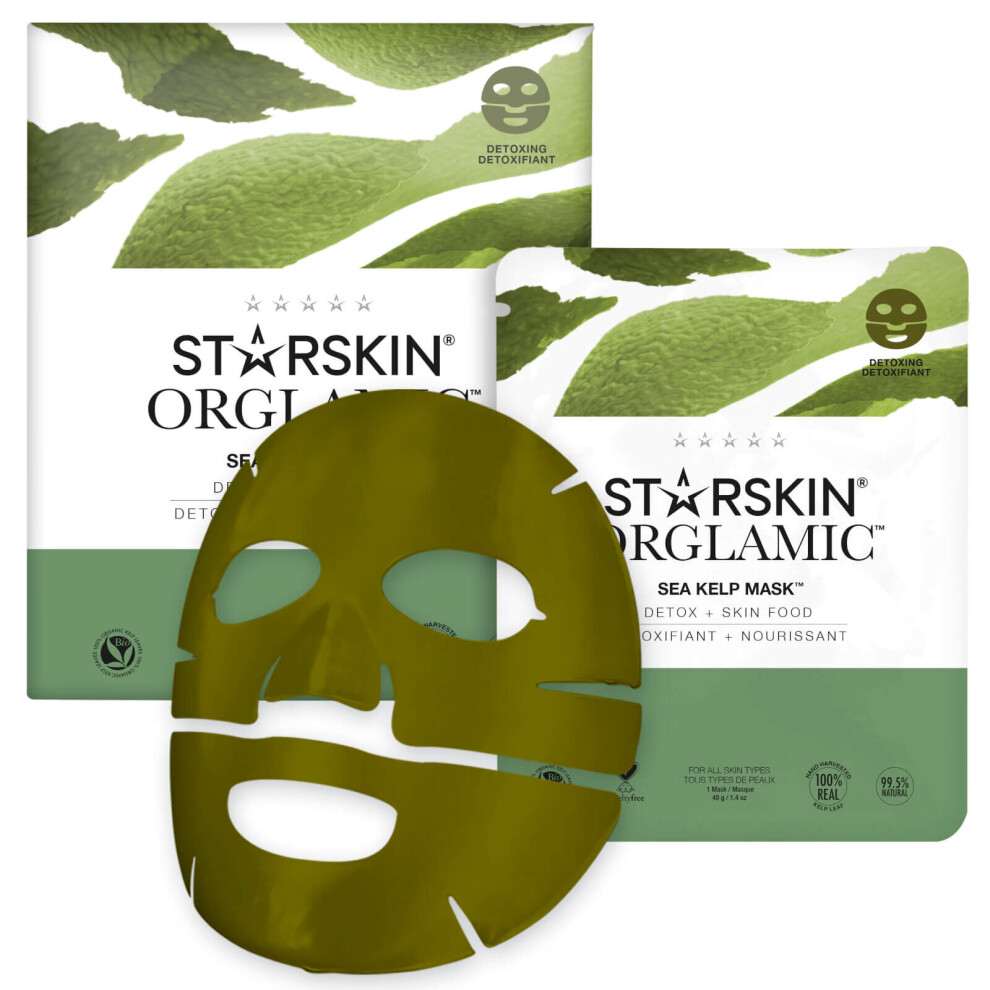 STARSKIN THE MASTER CLEANSER MASK Detoxing Sea Kelp Leaf Face Mask