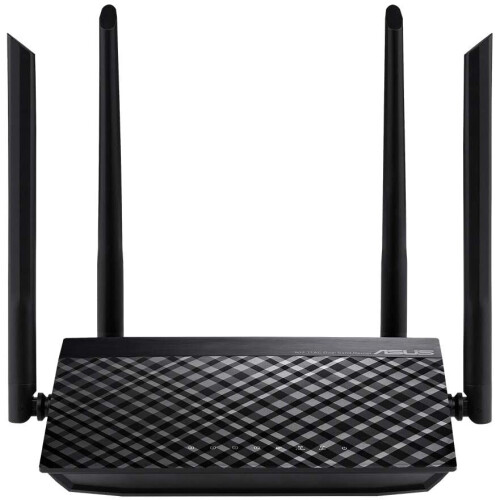 ASUS Asus RT-AC1200 V2 router, Ethernet WAN, Fast Ethernet, sort, 90IG0550-BM3400