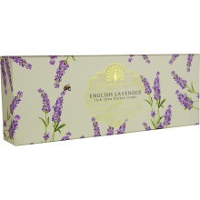 The English Soap Company, Gift Boxed Hand Soaps, English Lavender, 3 x 100g