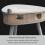 Portable Smart Side Table Bluetooth Speaker With Wireless & USB Charging Dock (White) 3