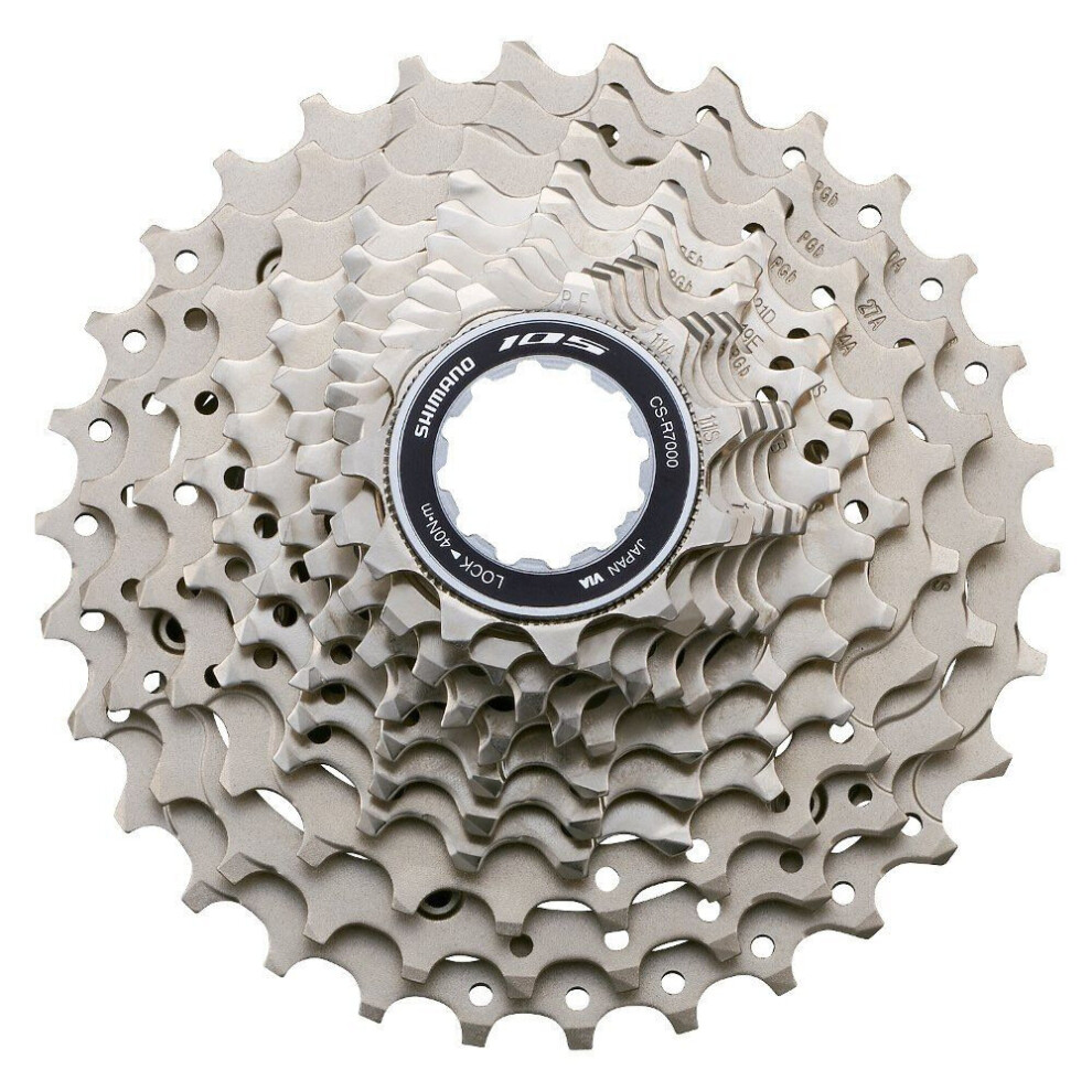 Shimano 105 CS-R7000 11 Speed 11-34T Cassette - Silver