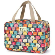 wordmouk Waterproof Toiletry Bag with Hanging Strap, Large 11.8L Cosmetic Organizer for Travel, Shaving & Makeup Case