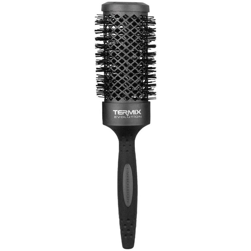 Termix Unisex Black Evolution Styling Plus Ergonomic Round Hair Brush 43Mm In - Image 2