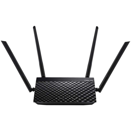 ASUS Asus RT-AC1200 V2 router, Ethernet WAN, Fast Ethernet, sort, 90IG0550-BM3400 2