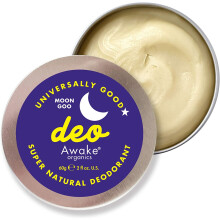 Moon Goo Natural Deodorant | Extra Strength | Organic Lavender + Rosemary | Plastic Free | No Aluminium | Certified Cruelty Free | by Awake Organics,