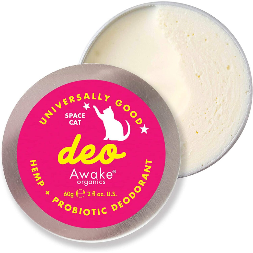 Awake Organics Natural Deodorant No Plastic, No Aluminium By | No Bicarb (Baking Soda Free) | Vegan & Probiotic | Suitable For Women, Kids, Teens, Men