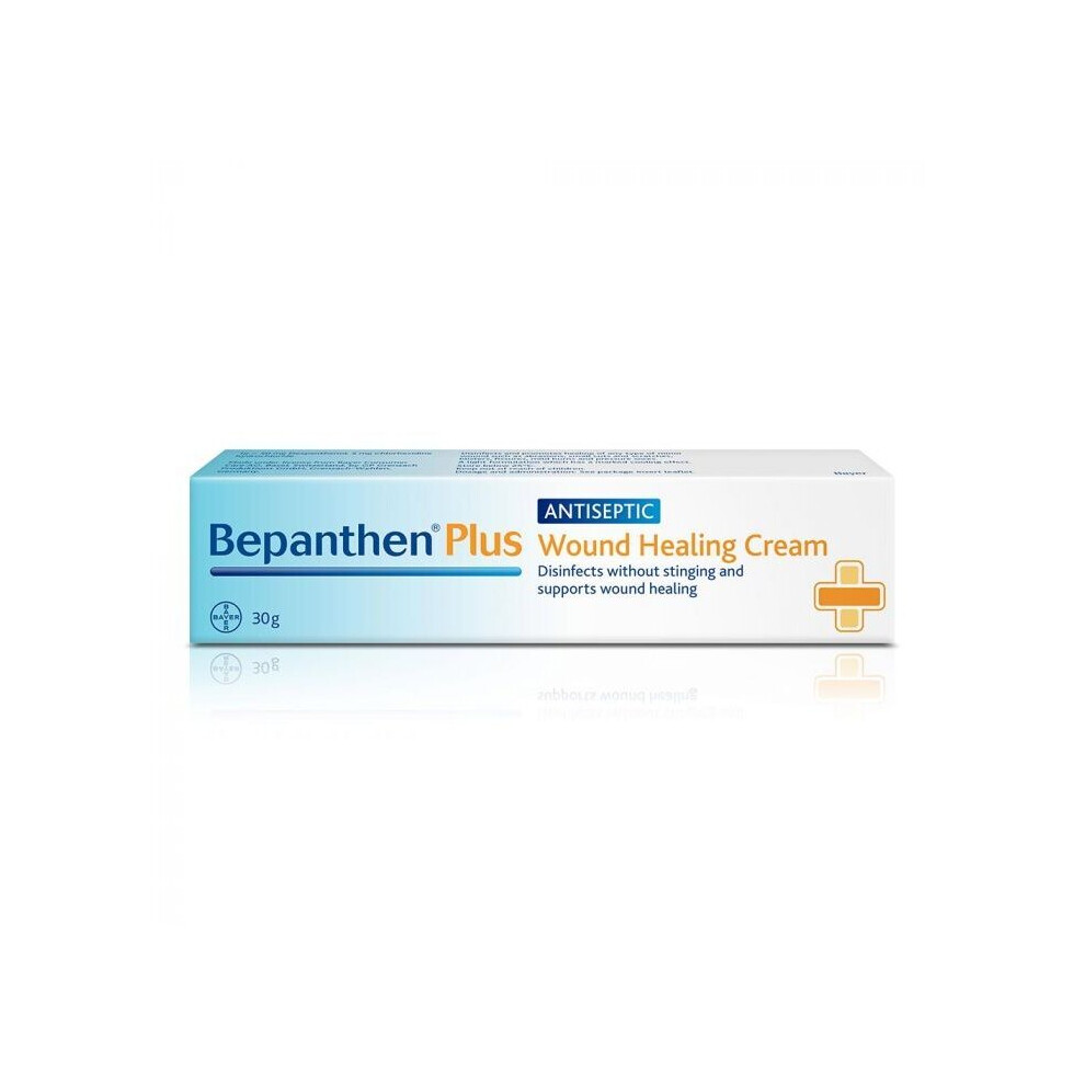 New Bepanthen Plus Wound Healing 30 G - Supports Skin Repair For Minor Wounds Cream 30G