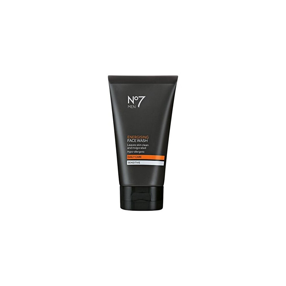 No7 Men Energising Face Wash 150ml For Sensitive Skin