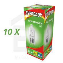 Eveready G9 Halogen ECO Capsule Dimmable Bulb 33W(40W) 240v