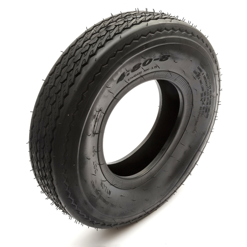 Trailer Tyre 4.80/4.00-8 4 Ply Off Road Fits 8'' Rims Max 265Kg Rated 81Mph 5056213523459